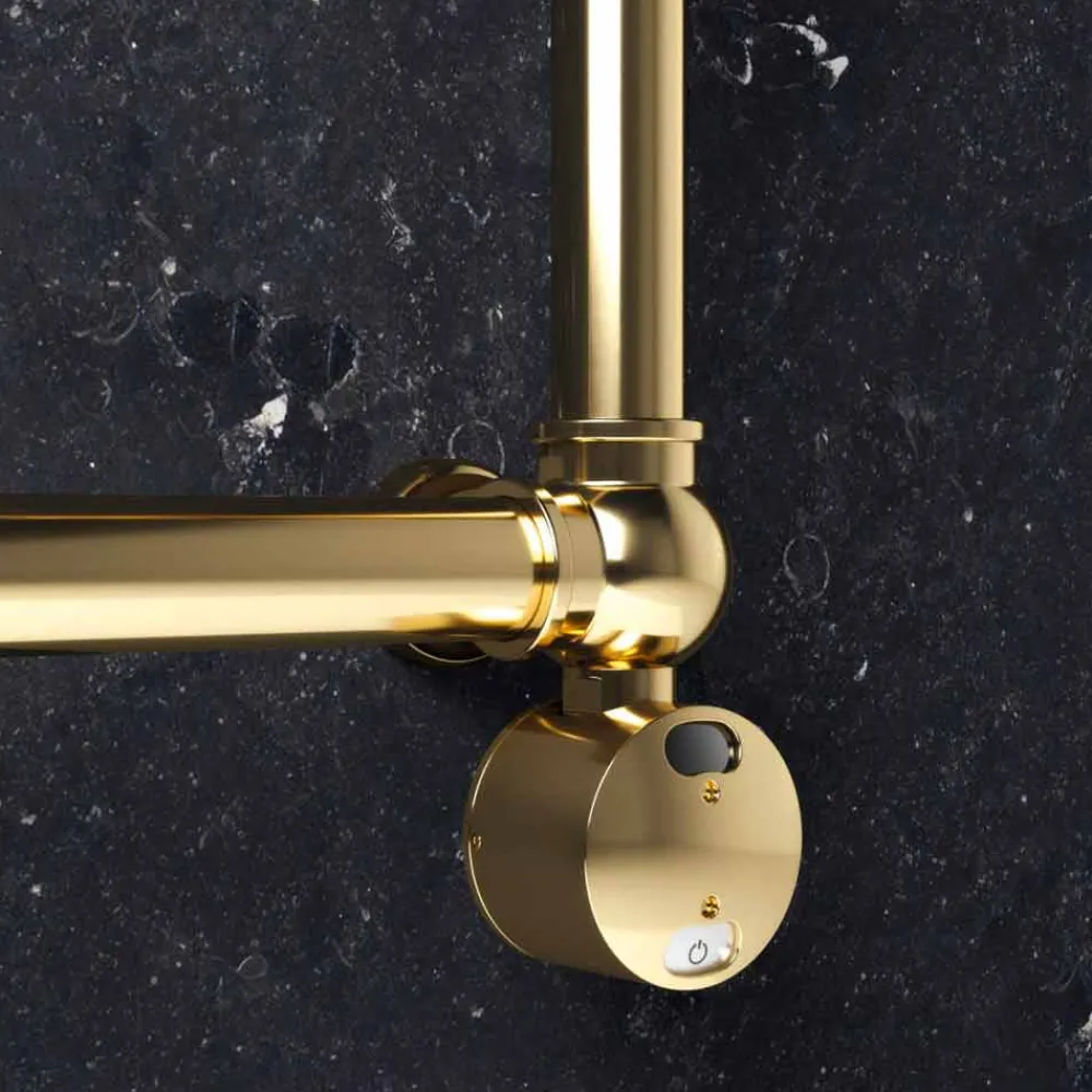 Viadurini Radiators Handtuchheizkörper Elektrisch-Klassischer elektrischer Kühler aus Chrom oder Goldmessing bei 200 W - Caesar