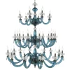 Viadurini Lighting Klassische Kronleuchter-Klassischer Kronleuchter 30 Lichter aus handgefertigtem italienischem Luxusglas - Saline