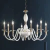 Viadurini Lighting Klassische Kronleuchter-Klassischer Kronleuchter mit 8 Lichtern aus mundgeblasenem Glas und Handdetails - Phaedra