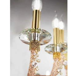 Viadurini Lighting Klassische Kronleuchter-Klassischer Kronleuchter mit 8 Lichtern aus mundgeblasenem Glas und Handdetails - Phaedra