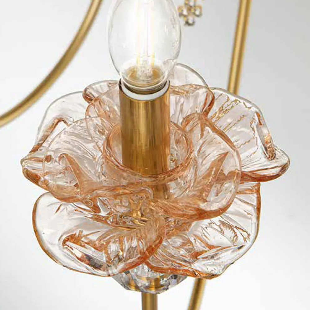 Viadurini Lighting Klassische Kronleuchter-Klassischer Kronleuchter mit 18 Lichtern aus Glas, Kristall und Luxusmetall - Flandern