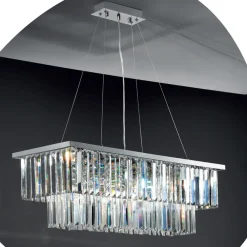 Viadurini Lighting Klassische Kronleuchter-Klassischer Kronleuchter aus Metall und geschliffenem Luxuskristall - Mirielle