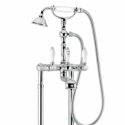 Viadurini Taps Badewannearmaturen-Klassischer Messing Badewannenarmatur Made in Italy - Riko