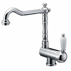 Viadurini Taps Küchenarmaturen-Klassischer Messing-Spülbeckenmischer Made in Italy - Annodo