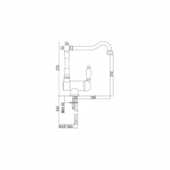Viadurini Taps Küchenarmaturen-Klassischer Messing-Spülbeckenmischer Made in Italy - Annodo