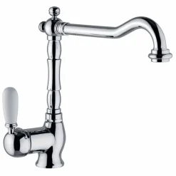 Viadurini Taps Küchenarmaturen-Klassischer Messing-Spülbeckenmischer Made in Italy - Adonis