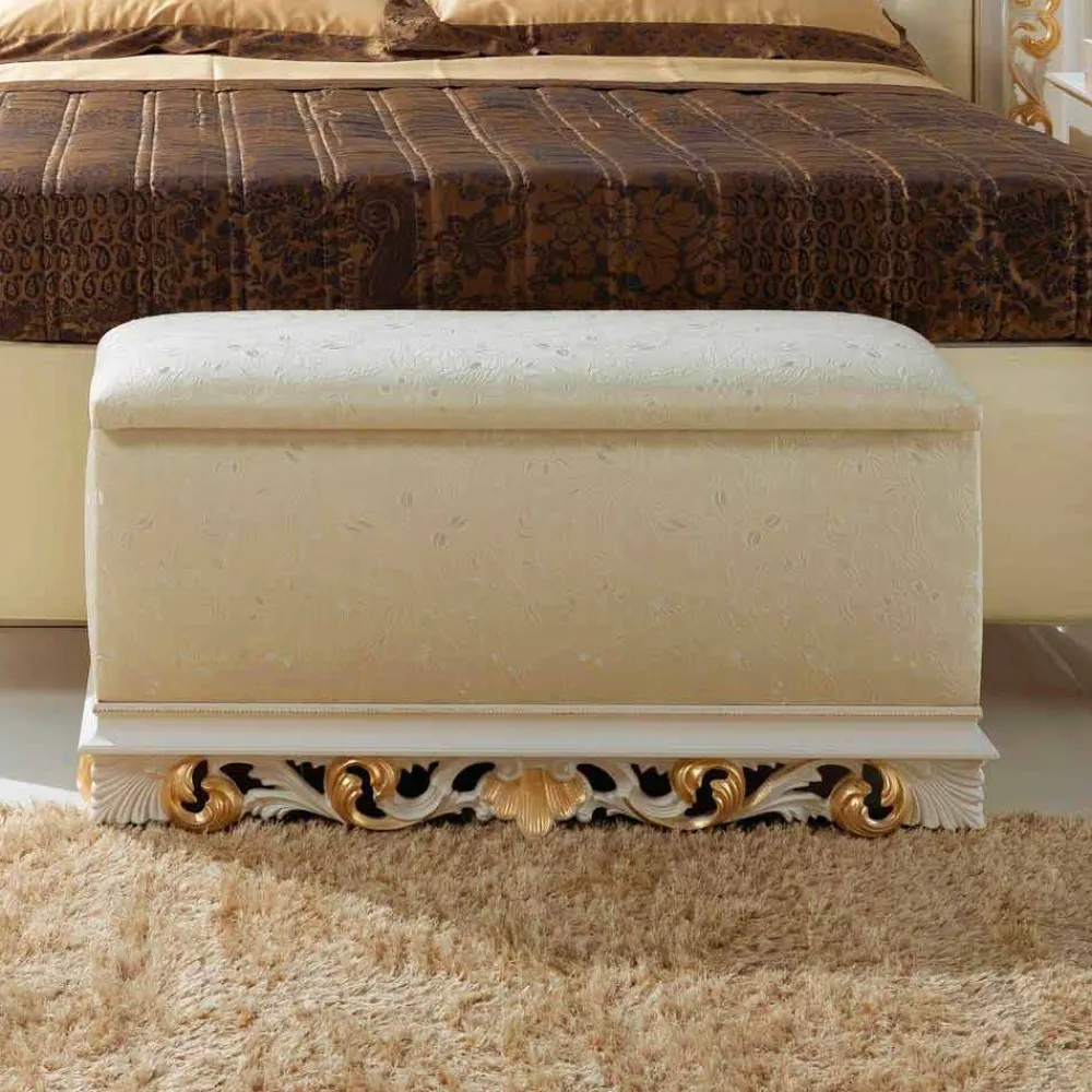 Viadurini Living Sitzsäcke|Sitzsäcke-Klassischer Schlafzimmer Pouf mit Stauraum Zais