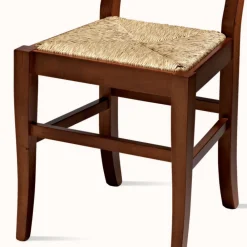 Viadurini Living Klassische Stühle-Klassischer Stuhl aus Buchenholz und Stroh Made in Italy Design - Claudie