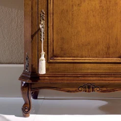 Viadurini Classic Anrichte-Klassischer Telefonhalter aus Holz mit Tür Made in Italy - Richard