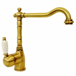 Viadurini Taps Küchenarmaturen-Klassisches Design Messingmischer für Küchenwanne Made in Italy - Carmel