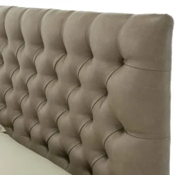 Viadurini Night Design Maßgeschneiderte Möbel|Polsterbetten-Klassisches Doppelbett mit Box aus Stoff oder Kunstleder Made in Italy - Libanon