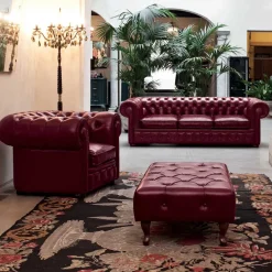 Viadurini Living Moderne Sofas-Klassisches Sofa mit Zwiebelfüßen aus Buchenholz Made in Italy - Spassoso