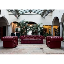 Viadurini Living Moderne Sofas-Klassisches Sofa mit Zwiebelfüßen aus Buchenholz Made in Italy - Spassoso