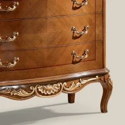 Viadurini Classic Anrichte-Klassisches Wohnzimmer-Sideboard aus weißem Holz oder Nussbaum Made in Italy - Chantilly