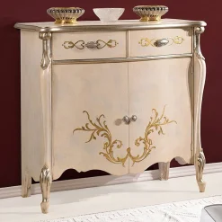 Viadurini Classic Anrichte-Klassisches Wohnzimmer-Sideboard aus Holz mit Intarsien Made in Italy - Ottaviano