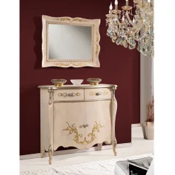 Viadurini Classic Anrichte-Klassisches Wohnzimmer-Sideboard aus Holz mit Intarsien Made in Italy - Ottaviano