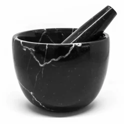 Viadurini Kitchen Küchenzubehör-Kleiner Mörser mit Stößel aus weißem Carrara-Marmor Made in Italy - Mirel