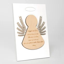 Viadurini Decor Religiöse Bilder-Kleines Bild mit Darstellung eines kleinen Engels mit Ähren. Hergestellt in Italien – Greta