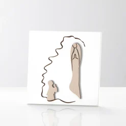 Viadurini Decor Religiöse Bilder-Kleines Bild mit der Darstellung der Erscheinung Made in Italy - Madelein