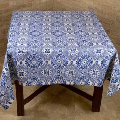 Viadurini by Marchi 1633 Tischdecken-Künstlerische Tischdecke Handgedrucktes einzigartiges Stück italienisches Handwerk