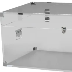 Viadurini Lighting Truhen Und Sitztruhe-Koffer aus transparentem oder geräuchertem Acrylglas und modernem Stahl - Dante