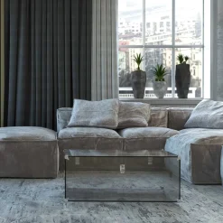 Viadurini Lighting Truhen Und Sitztruhe-Koffer aus transparentem oder geräuchertem Acrylglas und modernem Stahl - Dante