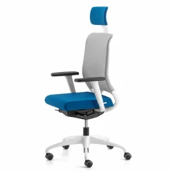 Viadurini Living Bürosessel-Ökologischer drehbarer ergonomischer Design-Bürosessel mit Kopfstütze - Meliva