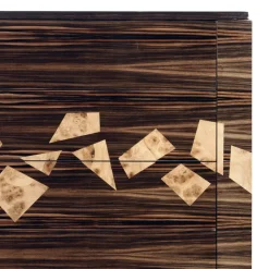 Grilli Kommoden-Kommode aus Ebenholz mit 4 Schubladen Zarafa in Italien hergestellt