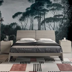 Viadurini Night Design Schlafzimmer Komplett-Komplettes Schlafzimmer mit 4 hochwertigen Made in Italy Elementen - Odema