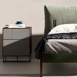 Viadurini Night Design Schlafzimmer Komplett-Komplettes Schlafzimmer mit 4 modernen Elementen Made in Italy - Shaila