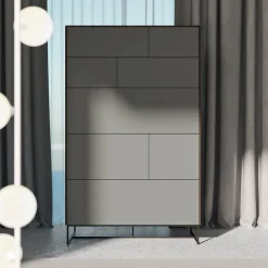 Viadurini Night Design Schlafzimmer Komplett-Komplettes Schlafzimmer mit 4 modernen Elementen Made in Italy - Shaila