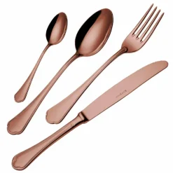 Viadurini Kitchen Besteck Set-Komplettes Set Luxus Design Edelstahl Besteck 24 Stück - Boss