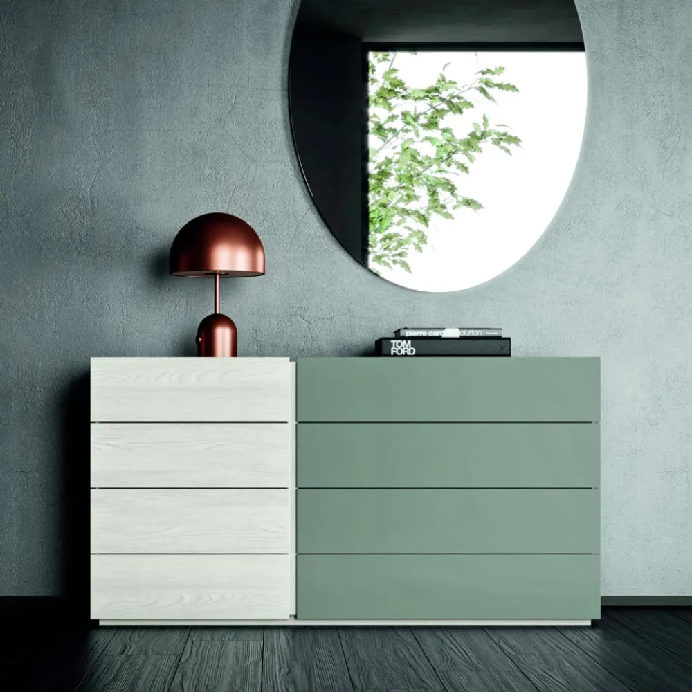 Viadurini Night Design Schlafzimmer Komplett-Komplettes Zimmer mit 4 modernen Designelementen Made in Italy - Mallorca