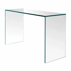 Viadurini Living Konsolentisch Flur-Konsole aus extra klarem Glas Minimales Design Made in Italy 2 Dimensionen - Selex