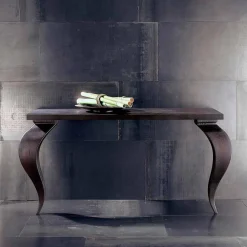 Viadurini Living Konsolentisch Flur-Konsole aus Massivholz in modernem luxury Design, 150x50cm Tino