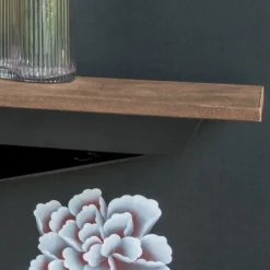 Viadurini Living Konsolentisch Flur-Konsole mit Platte in Mörteloptik und Metallsockel Made in Italy - Timedio