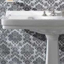 Viadurini Bathroom Keramikwaschbecken-Konsolenwaschbecken auf Vintage-Säule aus Keramik Made in Italy - Marwa