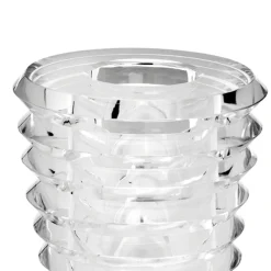 Viadurini Decor Deko Vasen-Kristall-Dekorationsvase Originelles Design mit Luxusringen - Mexto
