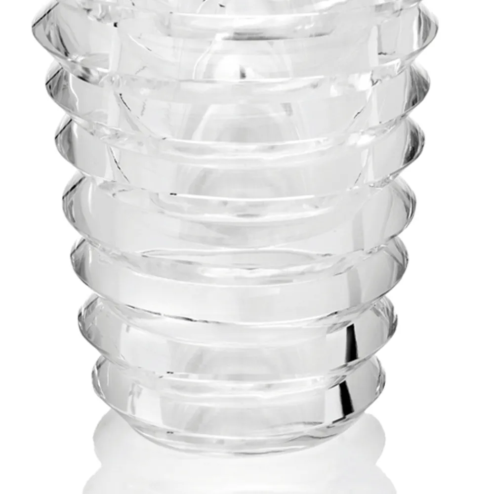 Viadurini Decor Deko Vasen-Kristall-Dekorationsvase Originelles Design mit Luxusringen - Mexto