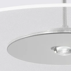 Viadurini Lighting Moderne Kronleuchter-Kronleuchter aus Metall mit mikrogepunktetem Plexiglasdiffusor - Nora