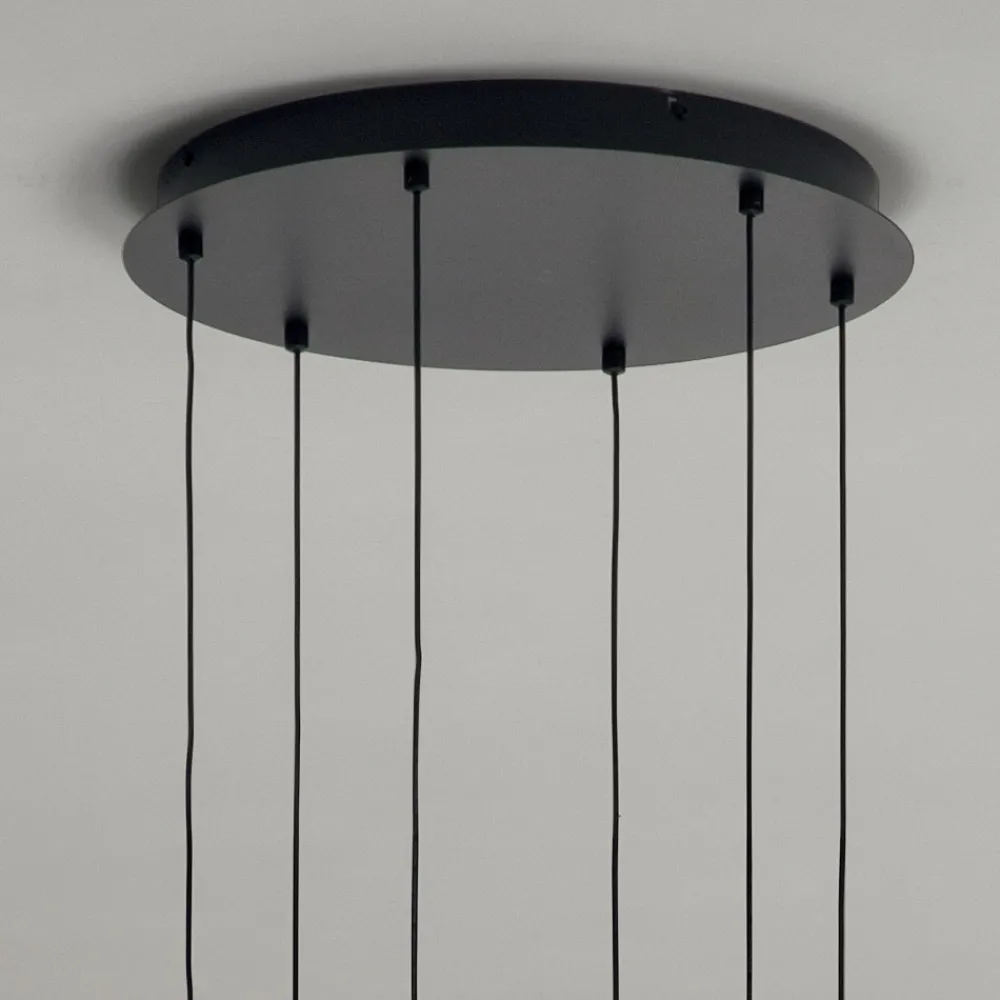 Viadurini Lighting Moderne Kronleuchter-Kronleuchter aus mundgeblasenem Glas, farbig und mit Balloton-Dekoration - Fee