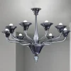 Viadurini Lighting Moderne Kronleuchter-Kronleuchter aus venezianischem Glas 8-flammig Made in Italy - Ismail