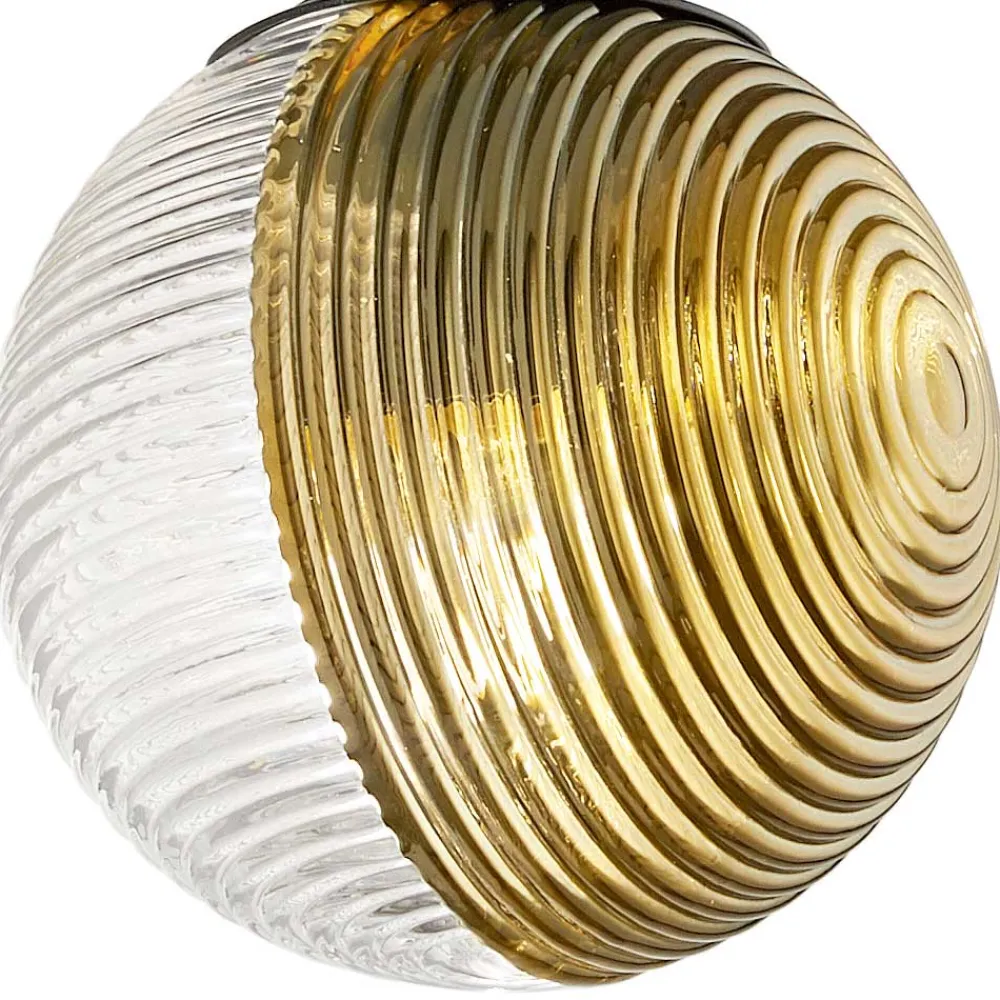 Viadurini Lighting Moderne Kronleuchter-Kronleuchter mit 8 Lichtern aus mundgeblasenem Glas in Form einer Kugel Made in Italy - Prilla