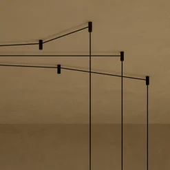 Viadurini Lighting Moderne Kronleuchter-Kronleuchter mit Canneté-Glaszylindern Made in Italy - Oris