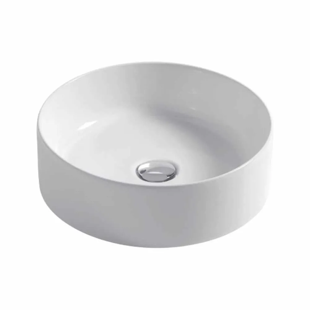 Viadurini Bathroom Keramikwaschbecken-Kugelspüle aus weißer oder farbiger Keramik Ø40cm Leivi