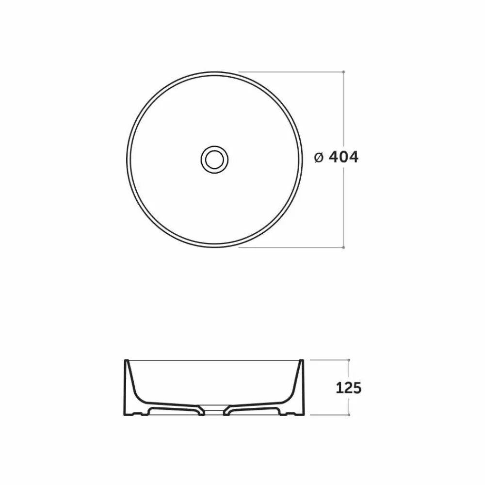 Viadurini Bathroom Keramikwaschbecken-Kugelspüle aus weißer oder farbiger Keramik Ø40cm Leivi