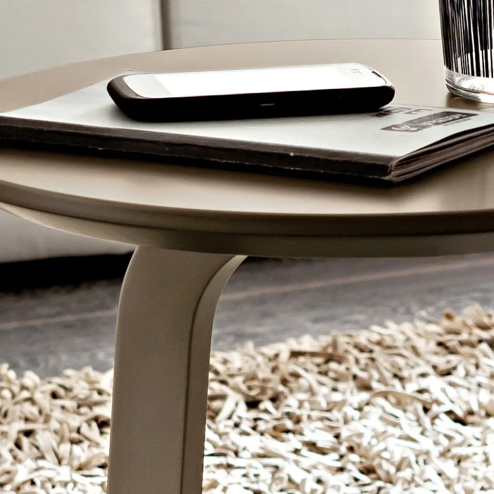 Viadurini Living Moderne Couchtische-Lackierter MDF Couchtisch mit Massivholzrahmen Made in Italy - Tobiko