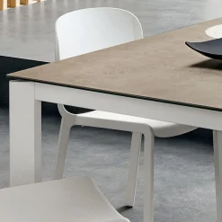 Viadurini Living Esstische-Laminam Esstisch mit Aluminiumstruktur Made in Italy - Bayern