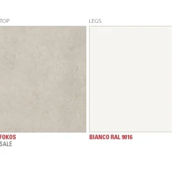 Viadurini Living Esstische-Laminam Esstisch mit Aluminiumstruktur Made in Italy - Bayern