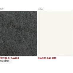 Viadurini Living Esstische-Laminam Esstisch mit Aluminiumstruktur Made in Italy - Bayern